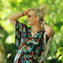 Robe Joanne — Viscose graphique éclat - Quintessence