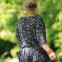 Robe Joanne — Viscose nuit d'été - Quintessence