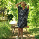 Robe Joanne — Viscose nuit d'été - Quintessence