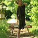 Robe Joanne — Viscose nuit d'été - Quintessence