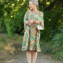 Robe Joanne — Viscose vert lumière - Quintessence