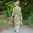 Robe Joanne — Viscose vert lumière - Quintessence