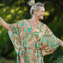 Robe Joanne — Viscose vert lumière - Quintessence
