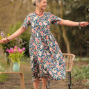 Robe Juliette - Coton Fleurs d'Inde - Quintessence