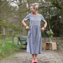 Robe Juliette - Coton vichy noir - Quintessence