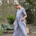 Robe Juliette - Coton vichy noir - Quintessence