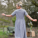 Robe Juliette - Coton vichy noir - Quintessence