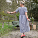 Robe Juliette - Coton vichy noir - Quintessence