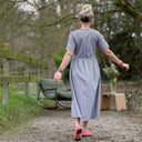 Robe Juliette - Coton vichy noir - Quintessence