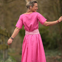 Robe Louisa - Lin fuchsia - Quintessence