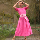 Robe Louisa - Lin fuchsia - Quintessence