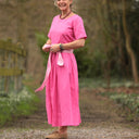 Robe Louisa - Lin fuchsia - Quintessence