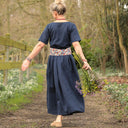 Robe Louisa - Lin indigo - Quintessence