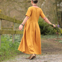 Robe Louisa - Lin tournesol - Quintessence