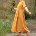 Robe Louisa - Lin tournesol - Quintessence