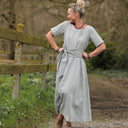 Robe Louisa - Lin vert d'eau - Quintessence