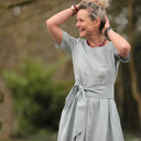 Robe Louisa - Lin vert d'eau - Quintessence