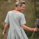 Robe Louisa - Lin vert d'eau - Quintessence