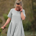 Robe Louisa - Lin vert d'eau - Quintessence