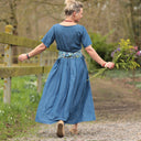 Robe Louisa - Lyocell denim bleu - Quintessence