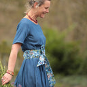 Robe Louisa - Lyocell denim bleu - Quintessence