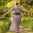 Robe Louisa manches 3/4 – Coton matin provençal - Quintessence
