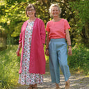 Robe Louisa manches 3/4 Coton roseraie sauvage | Quintessence