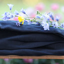 Robe Louisa manches 3/4 – Lin marine - Quintessence