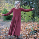 Robe Louisa - velours côtelé terracotta - Quintessence