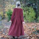 Robe Louisa - velours côtelé terracotta - Quintessence