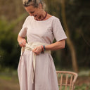 Robe Louisa - Vichy ficelle - Quintessence