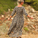 Robe Louisa viscose Aube bleue - Quintessence
