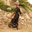 Robe Louisa viscose Brume sauvage - Quintessence