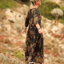 Robe Louisa viscose Brume sauvage - Quintessence