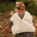 Robe Louisa viscose fleurettes dorées - Quintessence