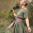 Robe Louisa - Viscose/lin kaki - Quintessence