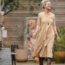 Robe Louisette - Seersucker vichy ocré - Quintessence