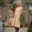 Robe Louisette - Seersucker vichy ocré - Quintessence