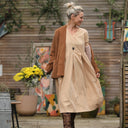 Robe Louisette - Seersucker vichy ocré - Quintessence