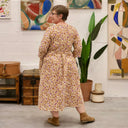 Robe Louisette - seersucker vichy ocré - Quintessence