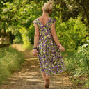 Robe Louison - Iris graphique - Quintessence
