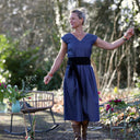 Robe Louison - jean de coton léger bleu brut - Quintessence