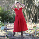 Robe Louison - lin coquelicot - Quintessence
