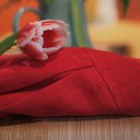 Robe Louison - lin coquelicot - Quintessence