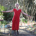 Robe Louison - lin coquelicot - Quintessence