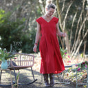 Robe Louison - lin coquelicot - Quintessence