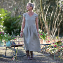 Robe Louison - Lin kaki clair - Quintessence