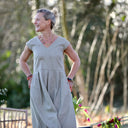 Robe Louison - Lin kaki clair - Quintessence