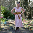 Robe Louison - lin rose poudré - Quintessence