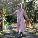 Robe Louison - lin rose poudré - Quintessence